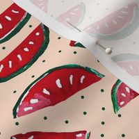 Summer Watermelons // Peachy Tan Neutral