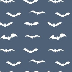 bats white silhouettes