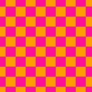 neon checkerboard