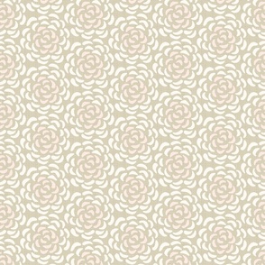 rice flower succulent medium wallpaper scale in french grey by Pippa Shaw