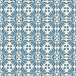 Folk Tile-Blue (Small)