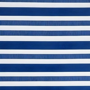 Blue and White Textured Stripes