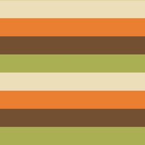 1970s Horizontal Stripes Pattern