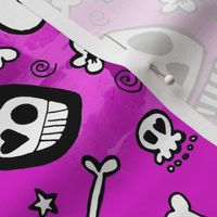 FunSkulls Purple Background