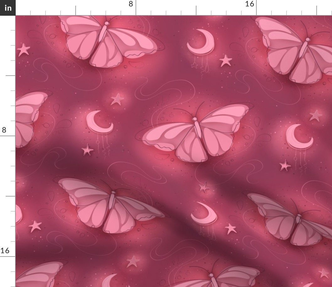 12 inch Dreamy lunar butterflies c1_13v-2