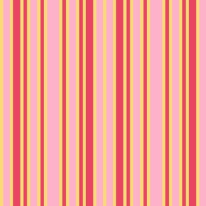 Pink and yellow stripe