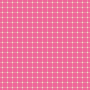 Dot Grid in Bright Pink