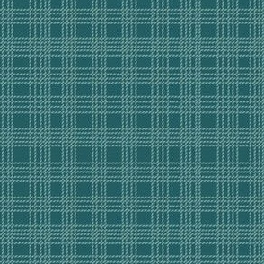 Dashed Plaid Teal