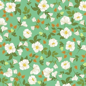 Spring Dreaming_Floral_Spearmint Green