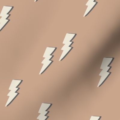 lightning bolt - clay thunderbolts medium scale 