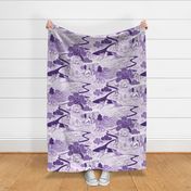 Mythical Creatures Toile- Purple :)