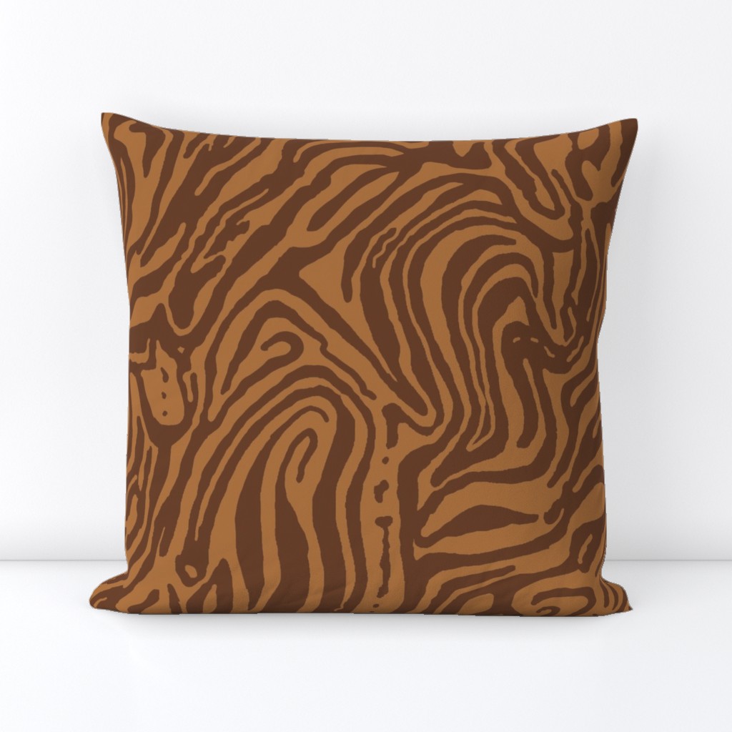 curvy animal print stripes wallpaper and fabric