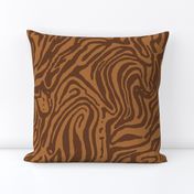 curvy animal print stripes wallpaper and fabric