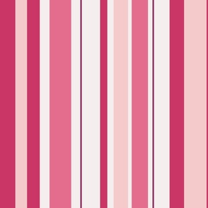 Vertical Stripes Scarlet