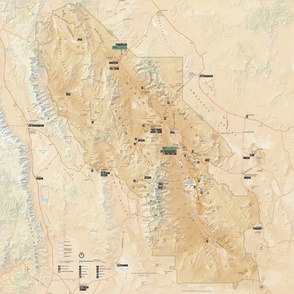 Death Valley National Park map