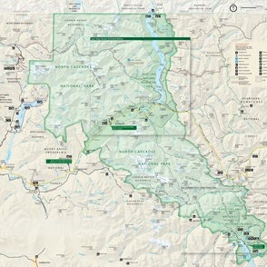 North Cascades National Park map
