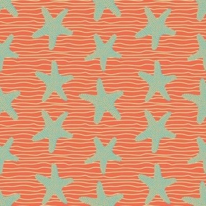 Basic Starfish-Littl’Darling Orange- Bright Happy 50’s Palette