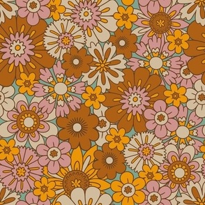 POP RETRO FLORAL BRIGHT