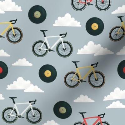 Bikes and Records - Large