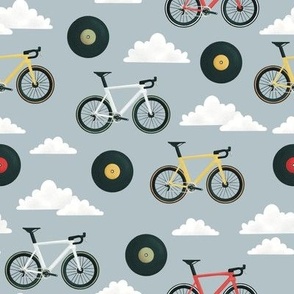 Bikes and Records - Large