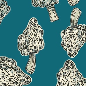 Morel Mushroom Pattern