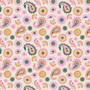Paisley Bloom Ultra Pink