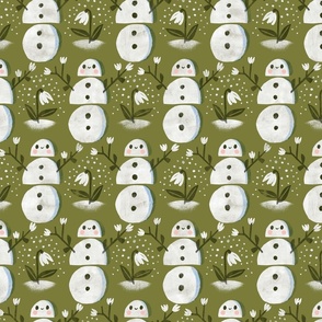 Olive Snowman