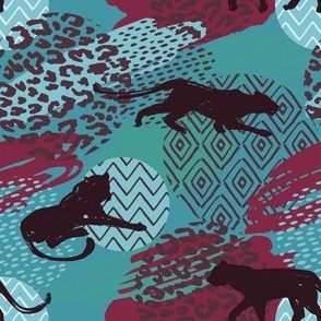 Lions on Safari in Ruby and Aqua