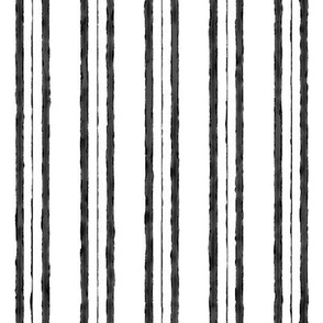 Stonewashed  Stripes - inky black