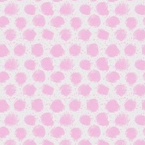 (S) Pink Paint Spots and Stars Baby Girl Nursery Small