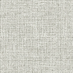 Medium // White and sage olive green crosshatch woven texture