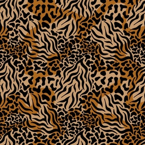 Wild cat skin pattern