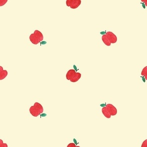 Apples tan background