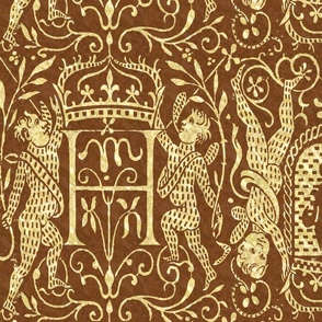 Renaissance Heraldry Dark Russet