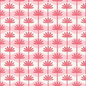 Pink Palms small - Fun coordinate for tropical lounge