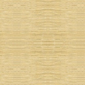 Denim Grasscloth - Gold  Wallpaper