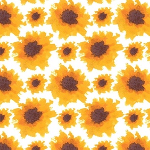 Watercolor Sunflower Power
