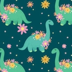 Dinosaur Floral