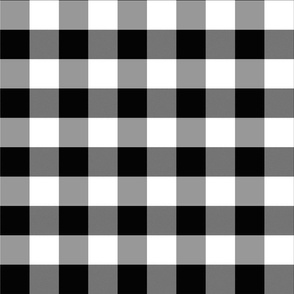 checkered black and white