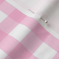 Carnation Pink Gingham Plaid