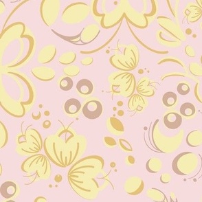Sunny Spring Joy - Small Pink Yellow