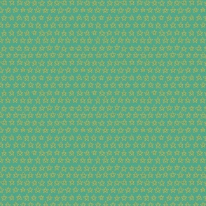 Polka Stars (5.25") - yellow, green (ST2023PS)