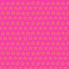 Polka Stars (10.5") - pink, yellow (ST2023PS)