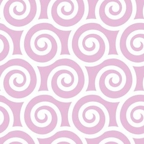 Bold Swirls on Cherry Blossom Pink e7beda: Small