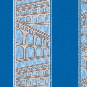 Aqueducts overlapping - wide vertical panels