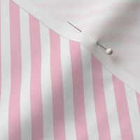 Baby Pink and White Diagonal Stripes Girl Nursery 