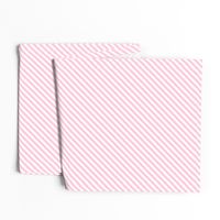 Baby Pink and White Diagonal Stripes Girl Nursery 
