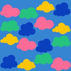 Bright coloured Clouds sky