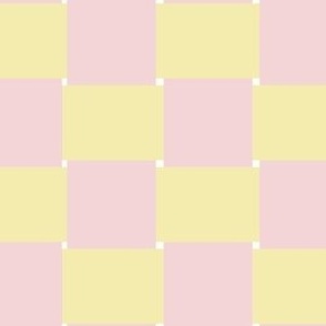  Checker Board - Basket Weave Piglet and butter - medium check