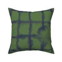 BOHO NAUTICAL INKY GINGHAM NAVY GREEN